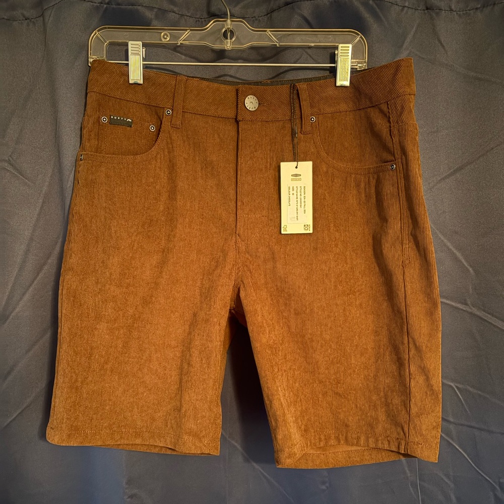 NWT Rusty Brand Chocolate Brown Corduroy Shorts